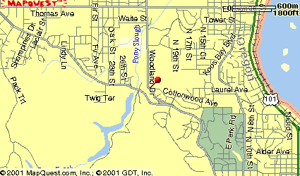 North Bend Medical Center Map